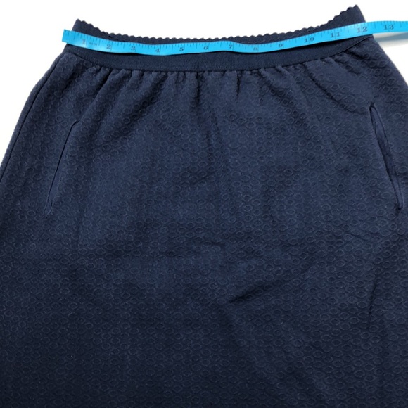 Anthropologie Womens Navy Blue Pull On Skirt With Elastic Waist - Picture 10 of 15